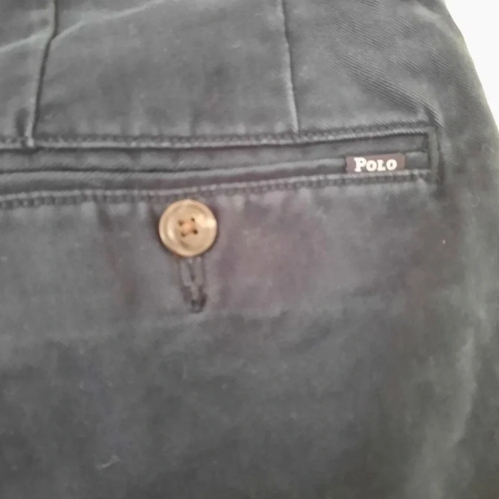 POLO RALPH LAUREN NAVY BLUE WALK SHORTS FLAT FRONT 29 COLLEGE FALL PREPPY